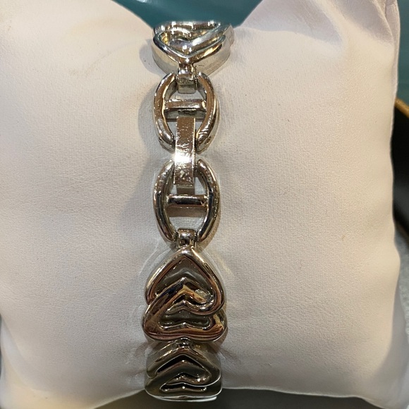 Double Heart 8 inch Bracelet - Picture 5 of 5